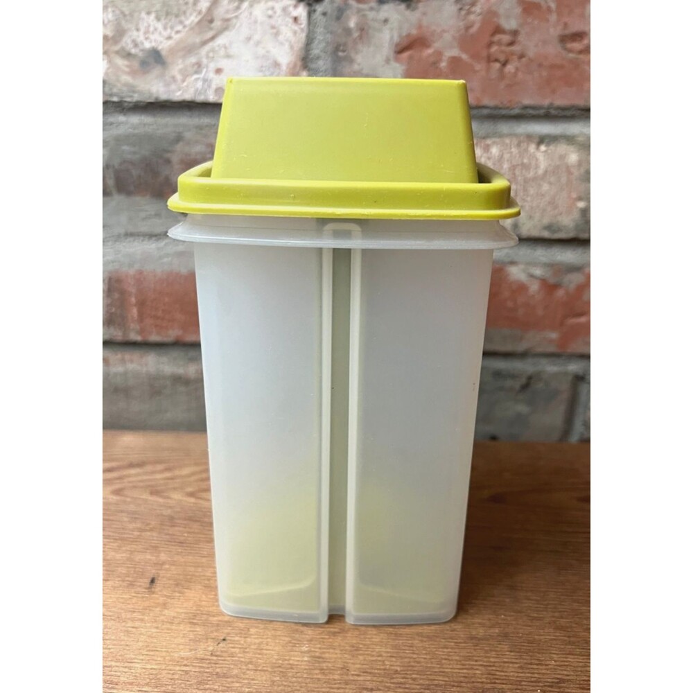 Vintage Tupperware Pick-A-Deli Pickle Keeper Avocado Green 3-Piece Set 1330